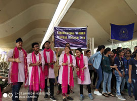 Glimpses of World Mental Health Day Celebration : Click to Enlarge Glimpses of World Mental Health Day Celebration : Click to Enlarge
