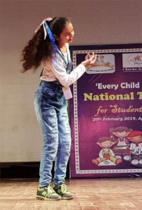 National Talent Olympiad for students with special needs : Click to Enlarge