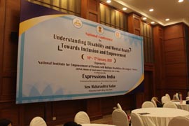 Expressions India : National Conference on Understanding Disability and Mental Health towards Inclusion and Empowerment : Click to Enlarge