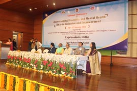 Expressions India : National Conference on Understanding Disability and Mental Health towards Inclusion and Empowerment : Click to Enlarge