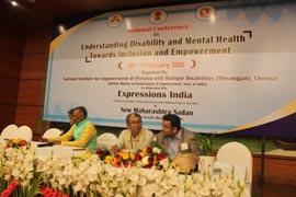 Expressions India : National Conference on Understanding Disability and Mental Health towards Inclusion and Empowerment : Click to Enlarge