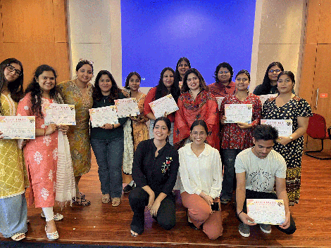 Expressions India: Center for Child Development and Adolescent Wellbeing, Moolchand Medcity, New Delhi celebrating: World Austim Awareness Day - Click to Enlarge