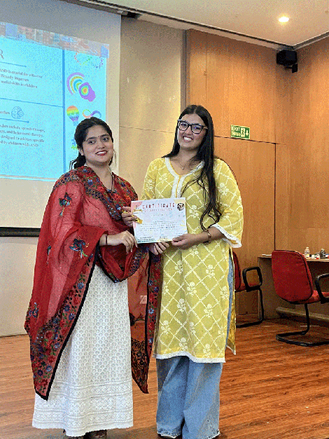 Expressions India: Center for Child Development and Adolescent Wellbeing, Moolchand Medcity, New Delhi celebrating: World Austim Awareness Day - Click to Enlarge