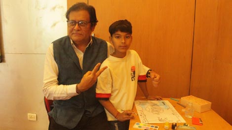 Expressions India: Center for Child Development and Adolescent Wellbeing, Moolchand Medcity, New Delhi celebrating: World Austim Awareness Day - Click to Enlarge