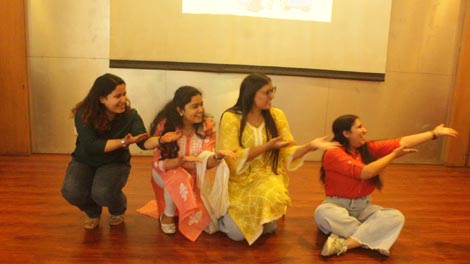 Expressions India: Center for Child Development and Adolescent Wellbeing, Moolchand Medcity, New Delhi celebrating: World Austim Awareness Day - Click to Enlarge