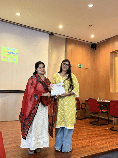 Expressions India: Center for Child Development and Adolescent Wellbeing, Moolchand Medcity, New Delhi celebrating: World Austim Awareness Day - Click to Enlarge