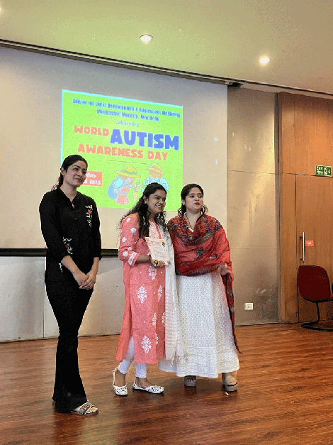 Expressions India: Center for Child Development and Adolescent Wellbeing, Moolchand Medcity, New Delhi celebrating: World Austim Awareness Day - Click to Enlarge