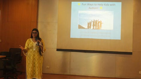 Expressions India: Center for Child Development and Adolescent Wellbeing, Moolchand Medcity, New Delhi celebrating: World Austim Awareness Day - Click to Enlarge
