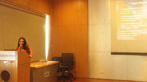 Expressions India: Center for Child Development and Adolescent Wellbeing, Moolchand Medcity, New Delhi celebrating: World Austim Awareness Day - Click to Enlarge