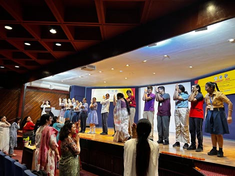 Expressions India: National MINDSMART Conclave-2025: The Life Skills and Wellbeing Leadership Course for School Adolescent Peer Educators / Ambassadors - Click to Enlarge