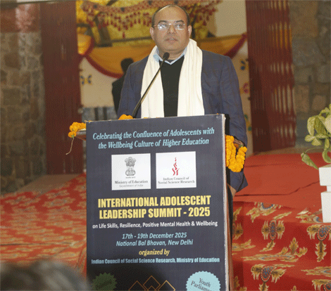 Expressions India: International Adolescent Leadership Summit - 2025 on Life Skills, Resilience Positive Mental Health and Wellbeing - 17th and 19th December 2025, National Bal Bhavan, New Delhi