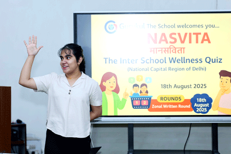 Expressions India: MANASVITA: The Inter-School Wellness Quiz 2025 (National Capital Region of Delhi): Gurukul the School, Ghaziabad - Click to Enlarge