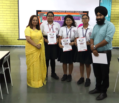 Expressions India: MANASVITA: The Inter-School Wellness Quiz 2025 (National Capital Region of Delhi): Indrapuram Public School Crossing Republik, Ghaziabad, UP - Click to Enlarge