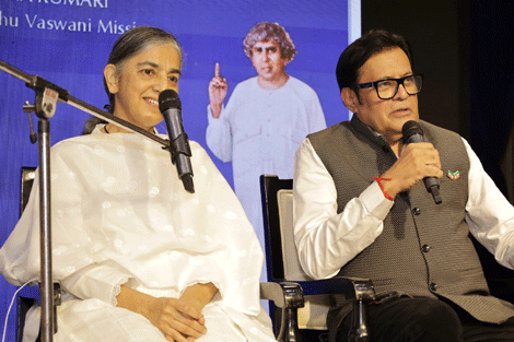 Expressions India: Conversation with Didi Krishna Kumariji, Head, Sadhu Vaswani Mission Worldwide on 19th September 2025 at Dr Ambedkar International Centre - Click to Enlarge