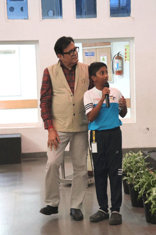 Expressions India: The Charm and the Challenge of Adolescence in 21st century: Session with students of Manav Rachna International School, Sector 21, Faridabad - Click to Enlarge