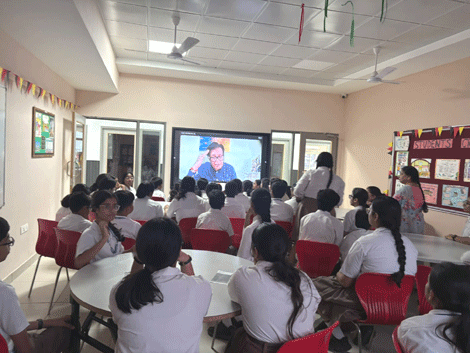 Expressions India: Adolescent Life Skills & Wellbeing Program at Mayoor School, Noida: Sessions conducted by Ms Geeta Mehrotra, Sr. Resource Faculty of Expressions India - Click to Enlarge