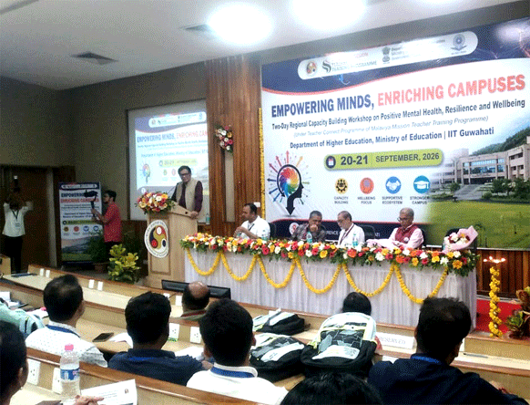 Expressions India: 2 Day Regional Capacity Building Workshop on Positive Mental Health, Resilience and Wellbeing, organized by Dept of Higher Education, Ministry of Education, IIT Guwahati - Click to Enlarge