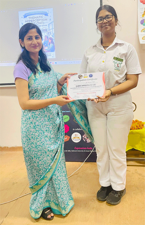 Expressions India: Intensive Workshop on Childrens Apperception Test (CAT) held on 25th April 2026 at Library, Inst of Mental Health and Life Skills Promotion, New Delhi - Click to Enlarge
